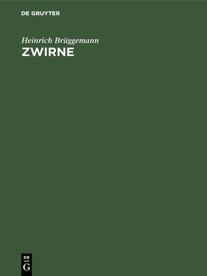 cover image of Zwirne